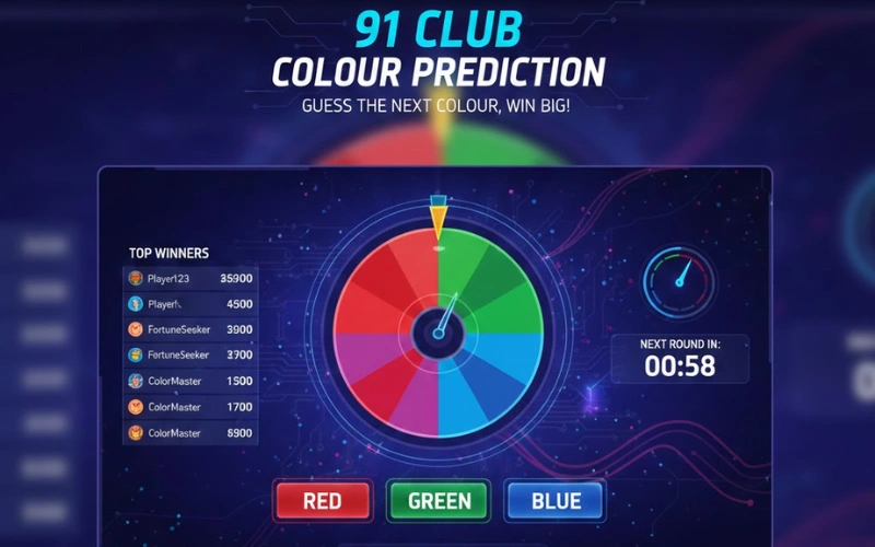 91 club colour prediction​ at Colour Game Club featured image